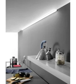 Illuminazione Per Interno- Barra sottopensile led "unix 45" con diffusore silver, 600 lm 4000 k