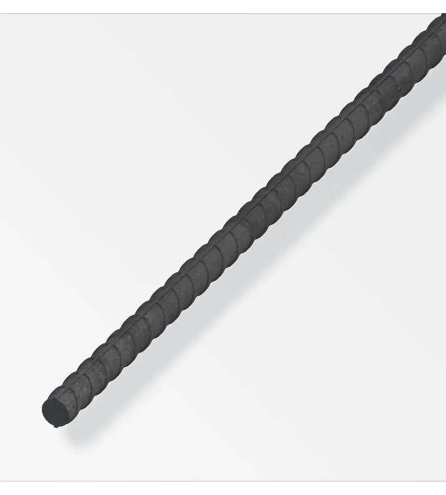 Ferramenta Per Mobili E Infissi-Alfer aluminium Barra tonda 8 acciaio cemento armato - 2 metri.