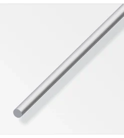 Ferramenta Per Mobili E Infissi-Alfer aluminium Barra tonda 8 acciaio inox 1 metro.
