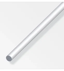Ferramenta Per Mobili E Infissi-Alfer aluminium Barra tonda 10 alluminio arg - 1 metro.