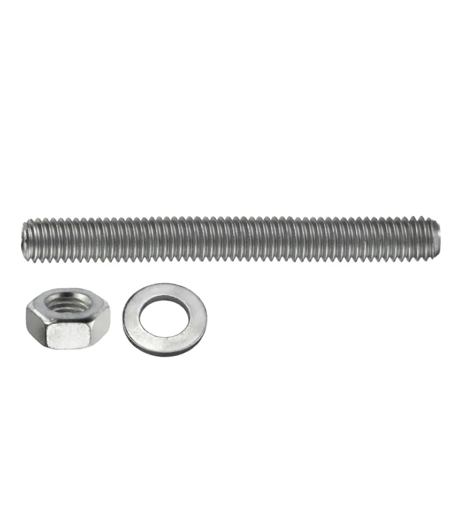 Sistemi Di Fissaggio- Barre filettate con dado e rondella ø m8 x 100 - 4 pz.