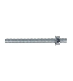 Sistemi Di Fissaggio- Barre filettate m8 x 100 con dado e rondella cl. 5.8 taglio a 90° - 4 pz.