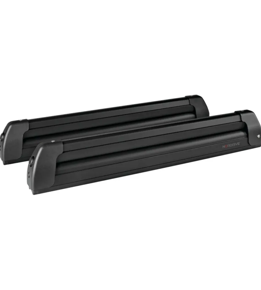 Nordrive Portaggio|Barre portasci in alluminio "pro sliders ps-60" nero - n40001