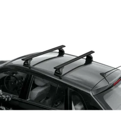 Portaggio-Nordrive Barre portatutto "evos silenzio black" in alluminio s 108 cm - n15079