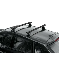 Nordrive Portaggio|Barre portatutto "evos silenzio black" in alluminio m 120 cm - n15080