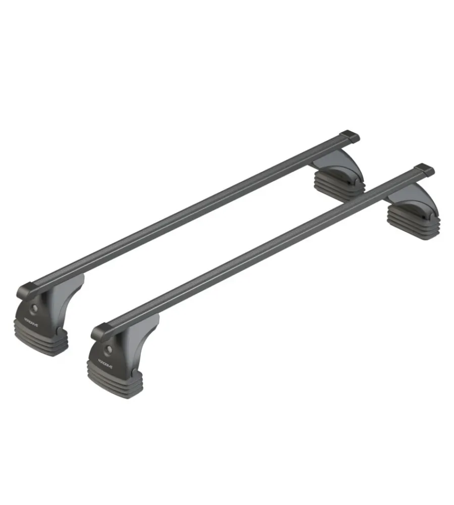 Portaggio-Nordrive Barre portatutto per auto kit completo - 020 - quadra m nk020eqm