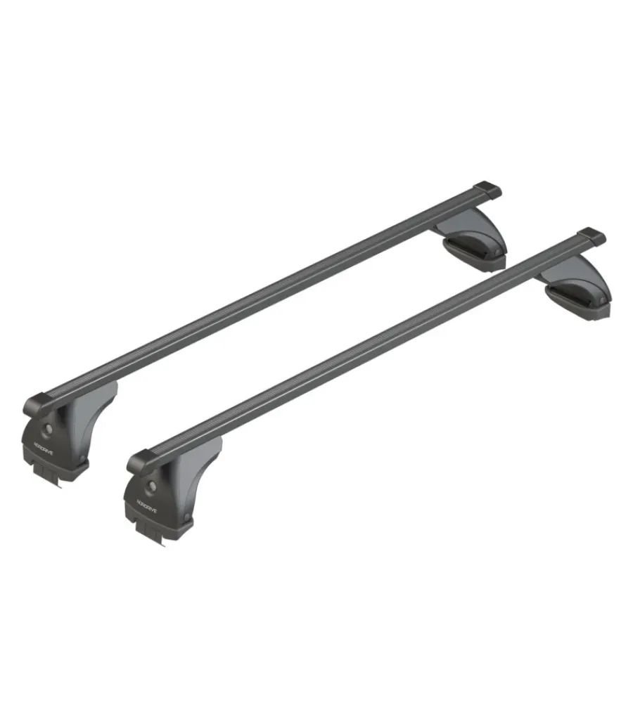 Portaggio-Nordrive Barre portatutto per auto kit completo - 117 - quadra m nk117eqm