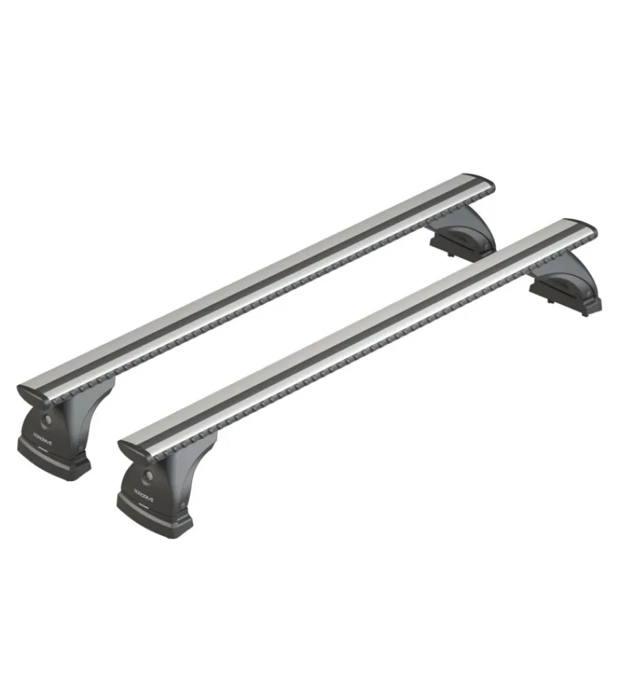 Portaggio-Nordrive Barre portatutto per auto kit completo - evos - 112 - silenzio s nk112ess