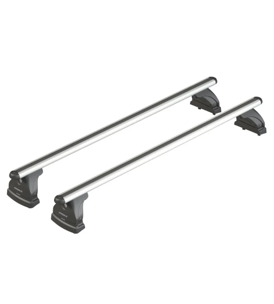 Portaggio-Nordrive Barre portatutto per auto kit completo - evos lp - 170 - alumia s nk170las