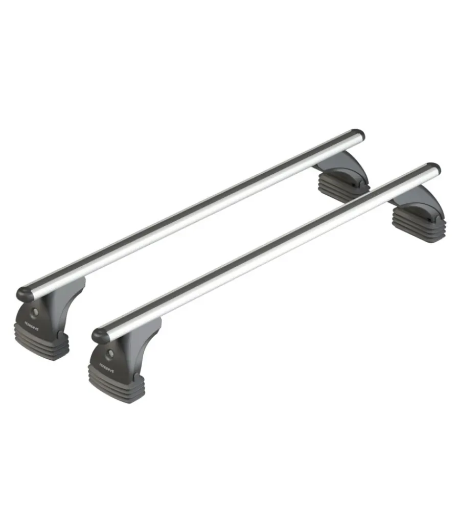 Portaggio-Nordrive Barre portatutto per auto kit completo - 059 - alumia s nk059eas