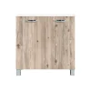 Outlet Base cucina con 2 ante e ripiano "easy", 80 cm Cucina