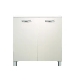 Base cucina con ripiano e 2 ante bianco "easy", 80 cm Cucina