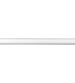 Tessile D'Arredo- Bastone per tende - nuvole colore bianco da 240 cm con diametro 20 mm