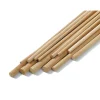 Profili Piallati- Bastoni tondi lisci in legno duro ø 10 x 1000 mm