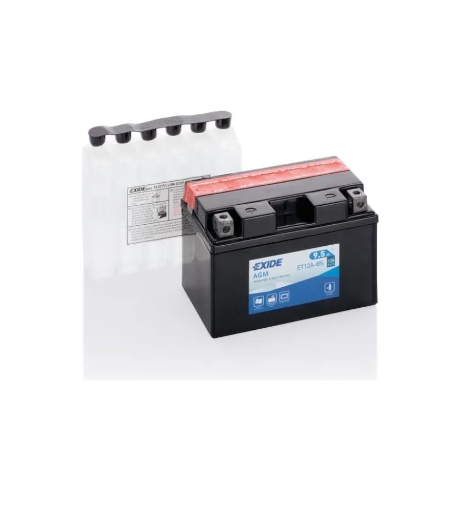 Elettrico- Battera exide maintenance free 12v 10ah sx 130a - l90 x h105 x p150