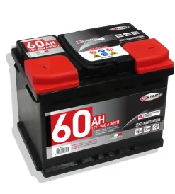 Batteria auto 60ah 12v 540a polo positivo sinistro cassetta l2 Elettrico