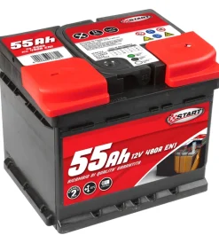 Elettrico|Batteria auto 55ah 12v 480a polo positivo destro cassetta l1