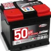 Elettrico- Batteria auto 50ah 12v 450a polo positivo sinistro cassetta l1b