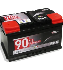 New Batteria auto 90ah 12v 720a polo positivo destro cassetta l4 Elettrico