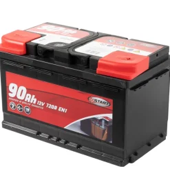 New Batteria auto 90ah 12v 720a polo positivo destro cassetta l4 Elettrico