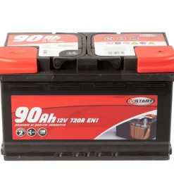 New Batteria auto 90ah 12v 720a polo positivo destro cassetta l4 Elettrico