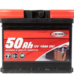Elettrico- Batteria auto 50ah 12v 450a polo positivo destro casetta l1