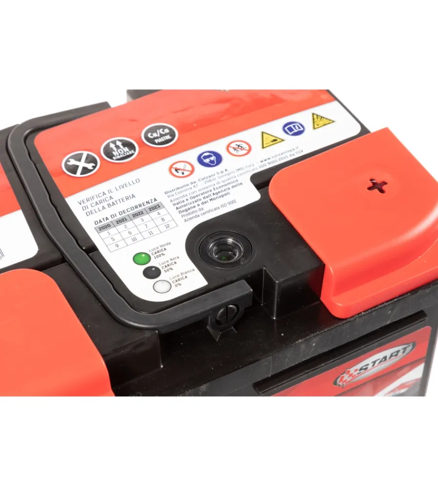 Elettrico- Batteria auto 50ah 12v 450a polo positivo destro casetta l1