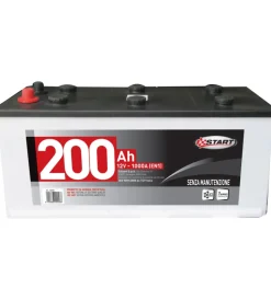 Elettrico- Batteria autocarro 200ah 1000a polo positivo:destro cassetta c