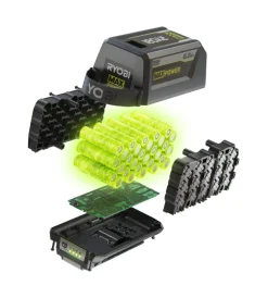 Ryobi Batterie E Caricatori Per Macchine Giardinaggio|Batteria di ricambio max power 