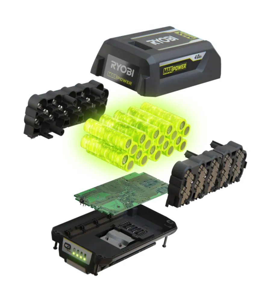 Outlet Batteria di ricambio max power "ry36b40b" 36v 4ah Batterie E Caricatori Per Macchine Giardinaggio