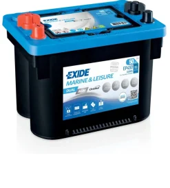Clearance Batteria exide marine ep450 dual agm 12v 50ah sx spunto 750 - l260 x h206 x p173. Elettrico