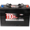 Batteria per autocarro e trattori 110ah 12v 750a polo positivo destro Elettrico