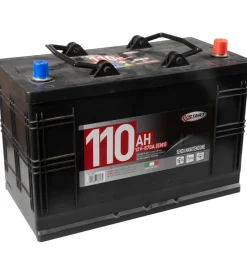 Batteria per autocarro e trattori 110ah 12v 750a polo positivo destro Elettrico