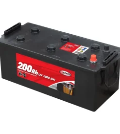 Elettrico|Batteria per autocarro e trattori 200ah 12v 1050a polo positivo sinistro