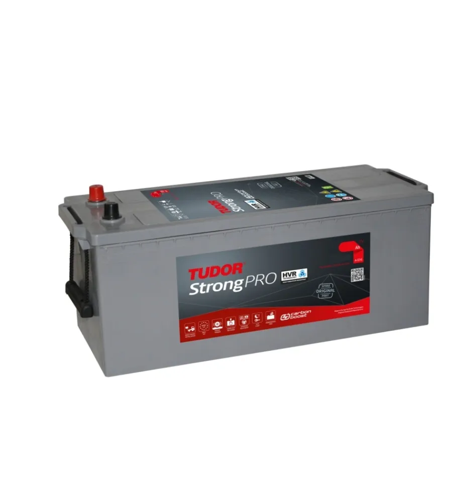 Elettrico- Batteria tudor te1853 strong pro 12v 185ah sx spunto 1100 - l513 x h223 x p223.