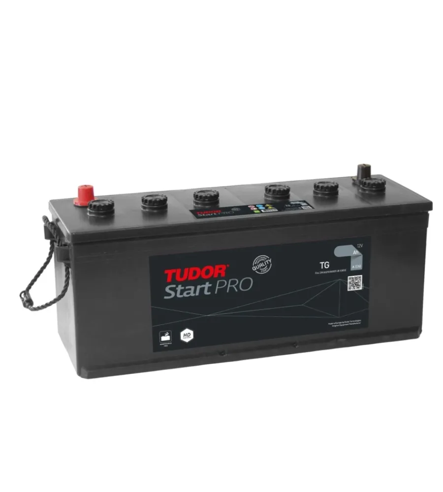 Elettrico- Batteria tudor tg1403 start pro 12v 140ah sx spunto 800 - l513 x h223 x p189.
