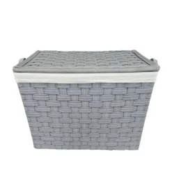 Accessori Bagno-Easy System Baule con ruote in tnt grigio 64x45x51 cm