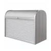 Biohort Contenitori Da Esterno|Baule da esterno a serrande impermeabile "storemax 190" in acciaio zincato argento metallizzato 2080 lt 190x97x136 cm - cod. 72020