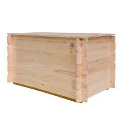 Alce Contenitori Da Esterno|Baule da esterno "giove" in legno 250 lt 130x60x54cm
