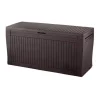 Keter Contenitori Da Esterno|Baule da esterno con rotelle "comfy" in resina marrone 270 lt 116,7xx44,7x57 cm