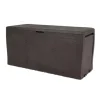 Online Baule da esterno con ruote "samoa" in resina marrone 270 lt 116x44,7x57 cm Contenitori Da Esterno