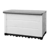 Garofalo Contenitori Da Esterno|Baule da esterno "storage box urban 150" in pvc grigio 150 lt 82,5x48x56 cm