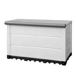 Garofalo Contenitori Da Esterno|Baule da esterno "storage box urban 150" in pvc grigio 150 lt 82,5x48x56 cm