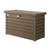 Biohort Contenitori Da Esterno|Baule da esterno impermeabile "100" in acciaio zincato bronzo metallizzato 195 lt 101x46x61 cm - cod. 62010