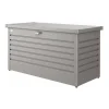 Biohort Contenitori Da Esterno|Baule da esterno impermeabile "130" in acciaio zincato grigio quarzo metallizzato 460 lt 134x62x71 cm - cod. 68040