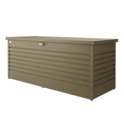 Sale Baule da esterno impermeabile "freizeitbox 200" in acciaio zincato bronzo metallizzato 1050 lt 201x79x83 cm Contenitori Da Esterno
