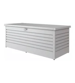 Contenitori Da Esterno-Biohort Baule da esterno impermeabile "180" in acciaio zincato argento metallizzato 800 lt 181x79x71 cm - cod. 64030