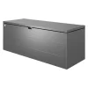 Biohort Contenitori Da Esterno|Baule da esterno impermeabile "stylebox 210" in acciaio zincato grigio scuro metallizzato 990 lt 207x80x81 cm - cod. b340910