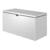 Biohort Contenitori Da Esterno|Baule da esterno impermeabile "stylebox 140" in acciaio zincato argento metallizzato 400 lt 140x60x71 cm - cod. b330410