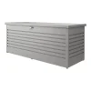 Contenitori Da Esterno-Biohort Baule da esterno impermeabile "freizeitbox 200" in acciaio zincato grigio quarzo metallizzato 1050 lt 201x79x83 cm